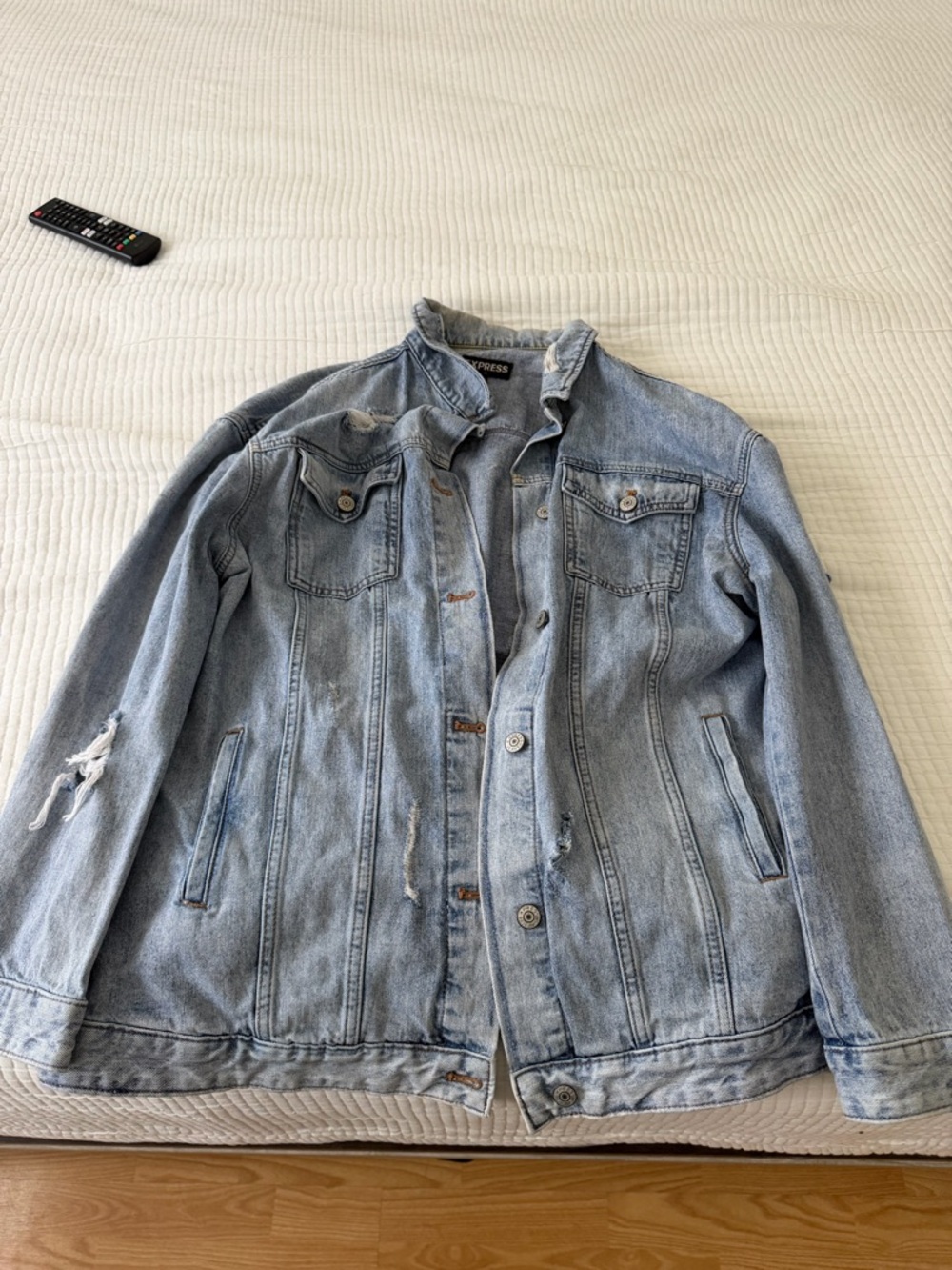 Express blue denim jacket